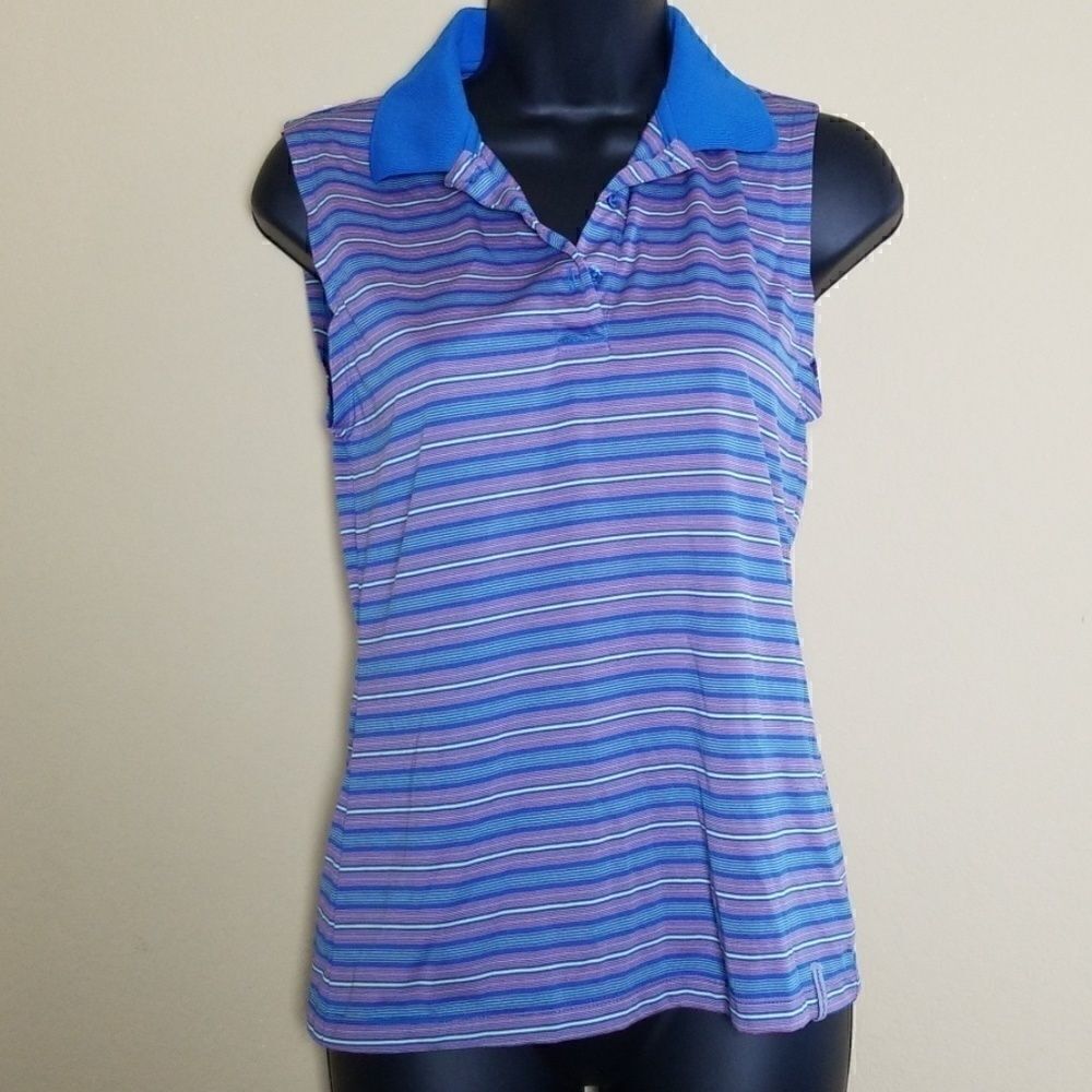 Maggie Lane Sleeveless Polo